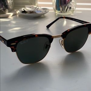 ray ban sunglasses POLARIZED with case and cloth